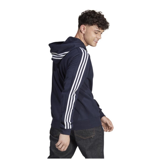 Adidas Ανδρική ζακέτα Essentials French terry 3-Stripes Full-Zip